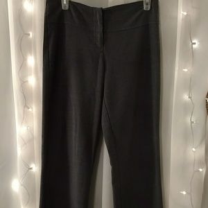soft gray career pants